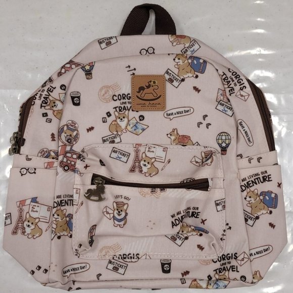 Waterproof Corgi Mini Small Travel Backpack - Picture 7 of 12